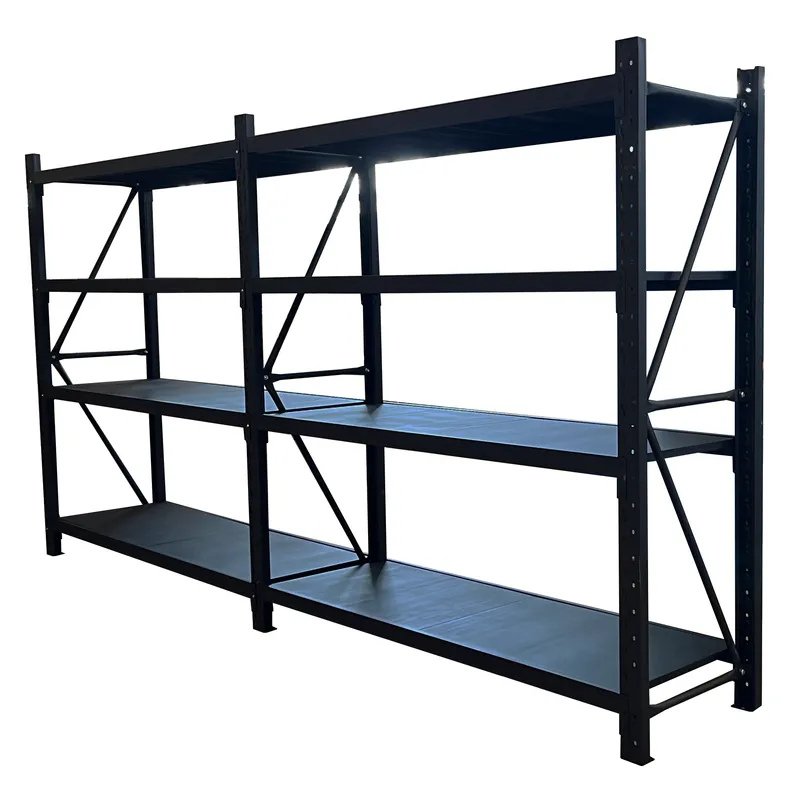 2 Bay Longspan Shelving 1500H x 3000W x 600D Black